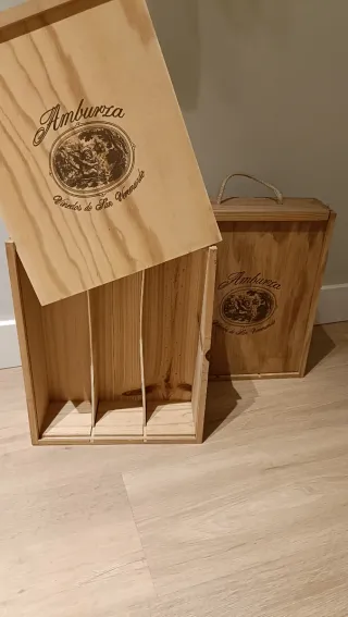 Cajas de madera para vino