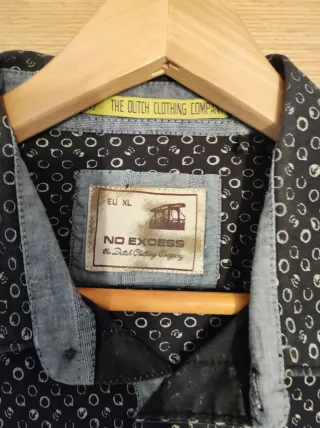 Camisas hombre manga corta estampada