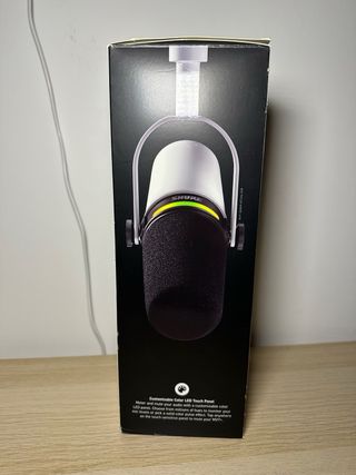 Microfone Shure MV7+ Podcast Branco