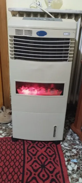Calentador eléctrico con efecto chimenea