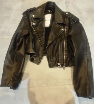 Cazadora Biker Zara Negra