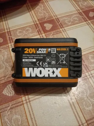 Batería Worx 20V 2.0Ah PowerShare WA3551.1