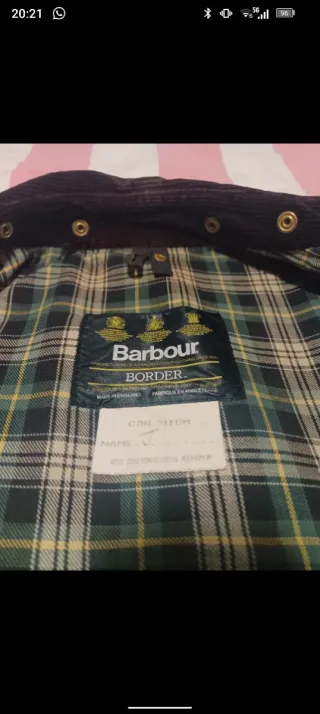 Barbour Border C-36 Chaqueta Verde