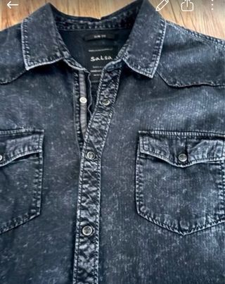 Camisa Salsa Negra Denim