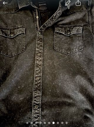Camisa Salsa Negra Denim