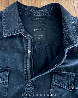 Camisa Salsa Negra Denim