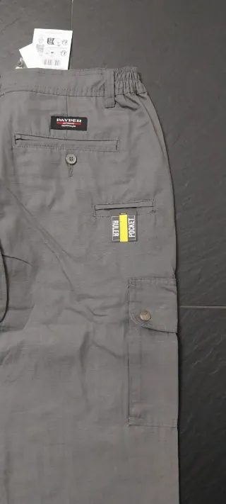 Pantaloni Payper multitasche grigi