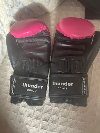 Guantes de boxeo Leone rosa talla S