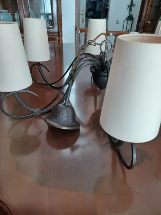 Lámpara de techo 6 brazos