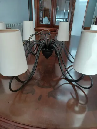 Lámpara de techo 6 brazos