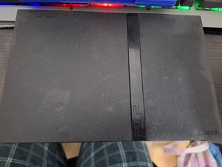 Consola PS2 Slim Negra + 1 Mando + 6 Juegos