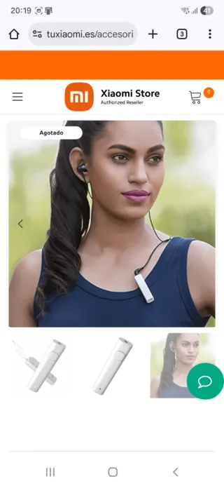 Receptor Audio Bluetooth Xiaomi Blanco