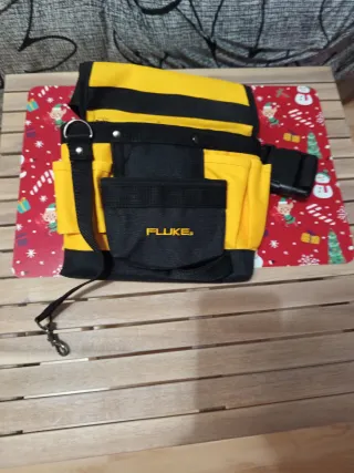 Cinturón porta herramientas negro