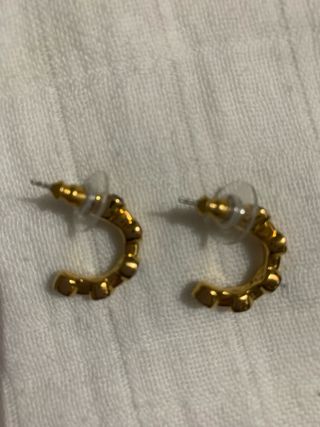 Pendientes Swarovski Aro Azul Rosa