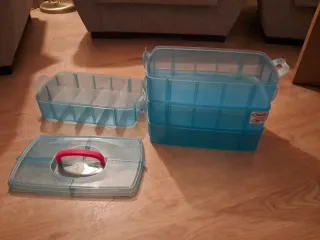 Caja organizadora apilable 4 niveles