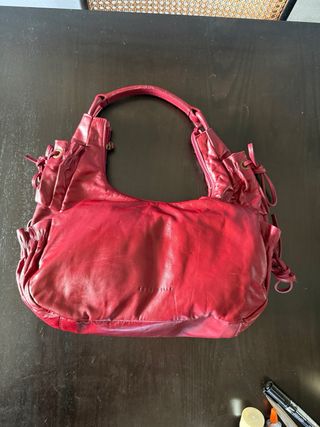 Bolso de piel rojo Coccinelle