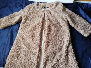 Abrigo corto DORADO "RIZOS ORO" borreguito S.