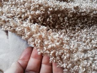 Abrigo corto DORADO "RIZOS ORO" borreguito S.