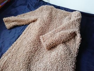 Abrigo corto DORADO "RIZOS ORO" borreguito S.