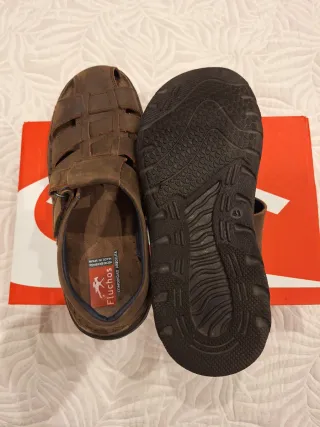 Sandalias Fluchos Marrones Hombre