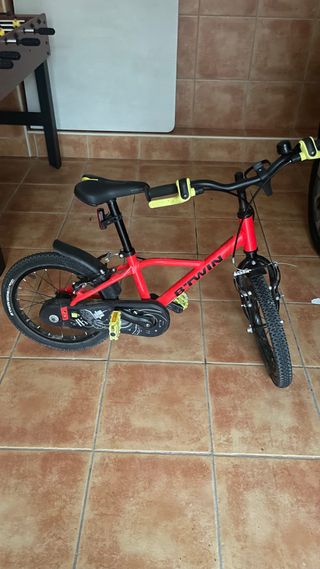 Bicicleta Infantil Btwin Roja