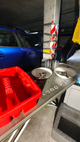 Pack Camper: Cama Sillas, Nevera mesa lote camping