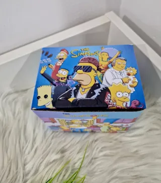 Caneca The Simpsons Azul e Multicolor