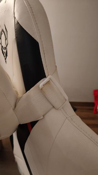 Silla Gaming Diablo Negra y Blanca