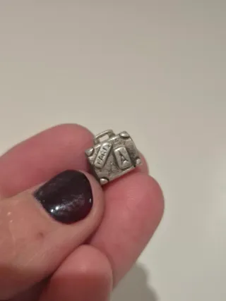 Charm Pandora Maleta Plata