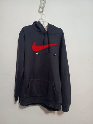 Sudadera Nike Air Negra Roja