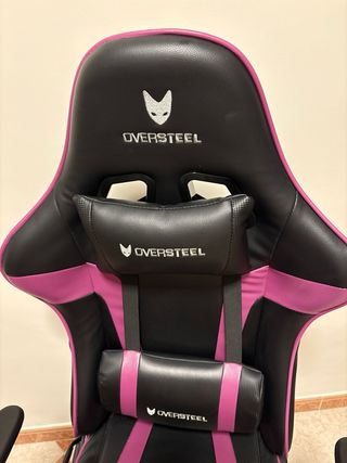 Silla Gamer Oversteel Negra y Morada