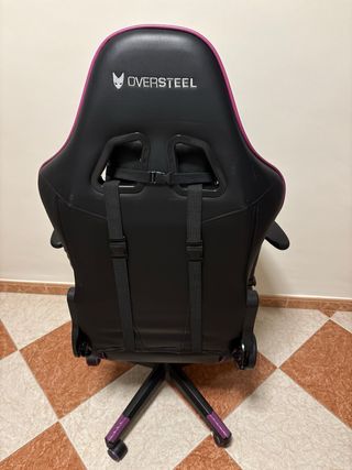 Silla Gamer Oversteel Negra y Morada