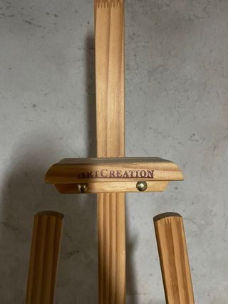 Caballete de pintor de madera