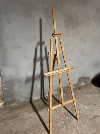 Caballete de pintor de madera