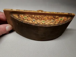 Asciuga inchiostro legno intarsiato '800