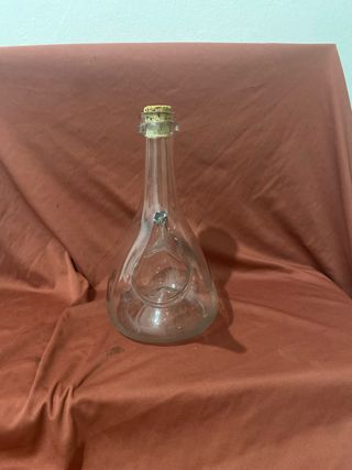 Botijo antiguo de cristal soplado
