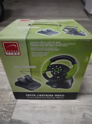 Volante y Pedales Xbox Clásica