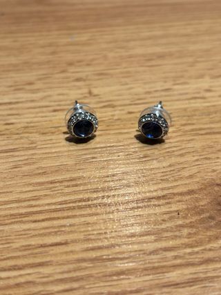 Conjunto Swarovski Collar y Pendientes Azul