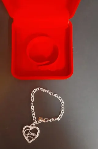 Pulsera  Corazón Mujer Acero Inoxidable con caja