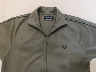 Sudadera Fred Perry Verde Oliva Cremallera