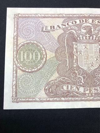Billete 100 pesetas 1940 El Banco de España