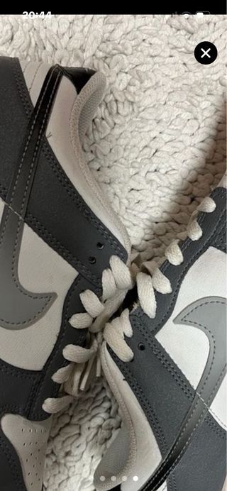 Nike Dunk Low Gradient Swoosh Grey talla 38,5