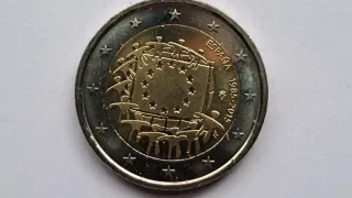 Moneda Conmemorativa España 2015 bandera