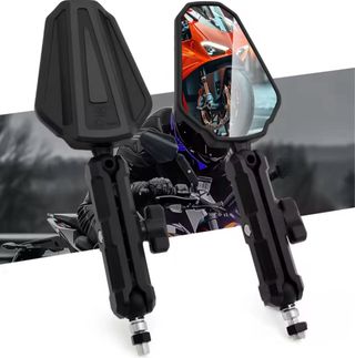 Espejos Moto Plegables Negros
