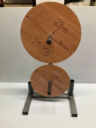 Soporte de Pesas y Barras de 28 y 30 mm Decathlon