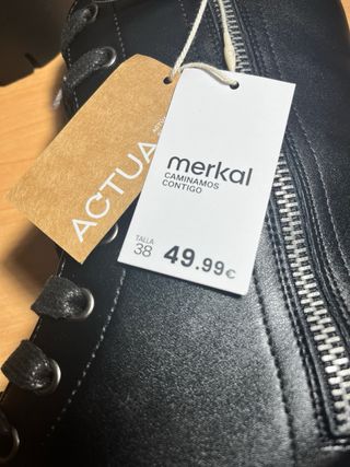 Botines Merkal Negras Talla 38