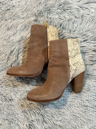 Botines Alpe Talla 36 Piel Serpiente