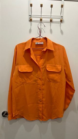 Camisa Waly Naranja Vestir