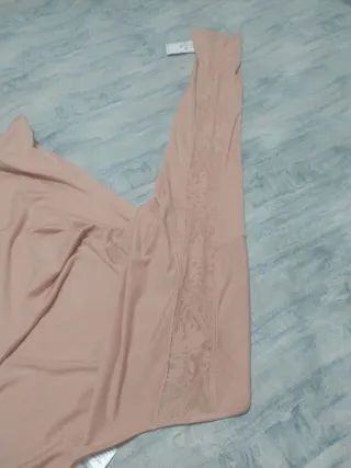 Suéter rosa de manga larga para mujer