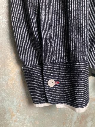 Camisa Adolfo Dominguez Rayas Negras